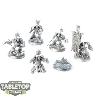 Grey Knights - 5x Grey Knights Brotherhood Terminator Squad - grundiert