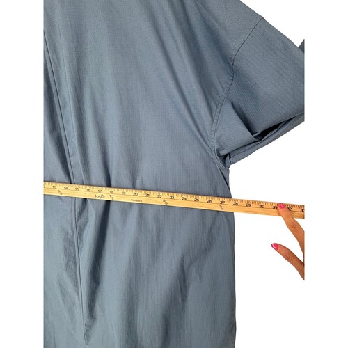 Banana Republic Cocoon Trenchcoat Midi Oversized XXL Minimalistisch Modern Blau NEU - Bild 4 von 14