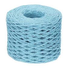 Twisted Raffia Paper Rope 600 Feet, Raffia Ribbon Twine String, Dark Green