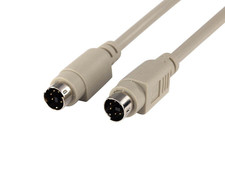 PS/2 MDIN-6 Male to Male Cable - 10 Feet - Used as PS/2 Keyboard/Mouse Connector