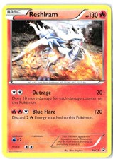Reshiram BW23 Holo Promo Black And White Promo Pokemon Heavily Played