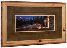 Stephen Lyman - Evening Light - Matted & Framed from In the Wilderness Portfolio