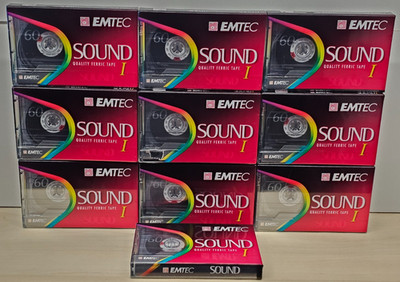 OVP EMTEC Basf Sound I 60 NEU/OVP Kassette Tapes sealed