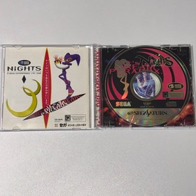 NIGHTS ＆  Christmas NIGHTS SEGA SATURN Japanese Game Lot of 2