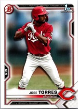 2021 BOWMAN BASEBALL #BD125 JOSE TORRES