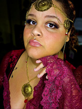 Decorative Handmade Headpiece And Necklace.