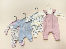 7-Piece Newborn Baby Girl Outfit Bundle -3 NB Carter  s outfits 3M Floral Romper