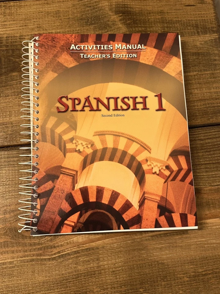 BJU Press Spanish 1 COMPLETE SET Textbook, Activity Man., T.E., Handouts 2nd Ed - Image 2 of 4
