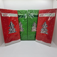Holiday Time 4 Pack Christmas Tree Long Length Tinsel Icicles Silver Strands 18