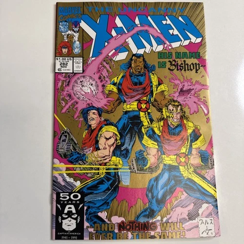 Uncanny X-Men # 282 | 2nd Print | VF- | KEY 1st Cameo App of CABLE | Marvel 1991