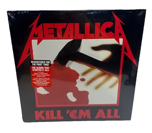 METALLICA - KILL 'EM ALL - REMASTERED - BLACKENED *SEALED* Vinyl Record LP Mint