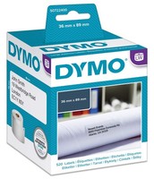 Dymo Labelwriter Adress Etiketten 89 X 36 Mm Weiß 2 Rollen à 260 Etiketten