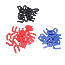 60pcs Plastic Shims Horseshoe Shims U Shaped Tile Spacers 1/4in 1/8in 1/16i BAJ