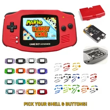 Nintendo GBA Game Boy Advance V5 IPS Console System USB-C Battery - Pick Color!