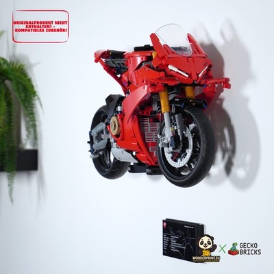 Wandhalterung Halter passt für LEGO  Technic Ducati Panigale V4 S Motorrad 42202