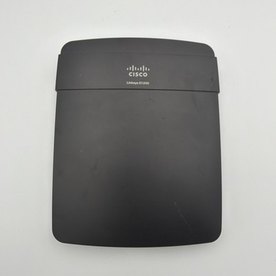 Cisco Linksys E1200 Wireless-N Wi-Fi Router Bundle w/ Power Adapter Tested