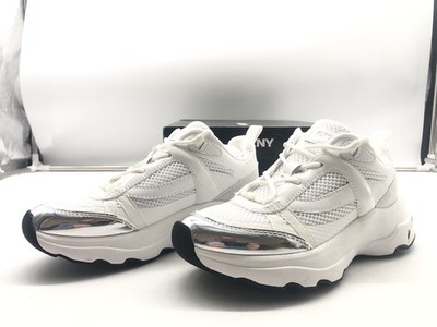 DKNY Juna Slip On Women's Sneaker Size 5 Mesh/Bright White New in Box *