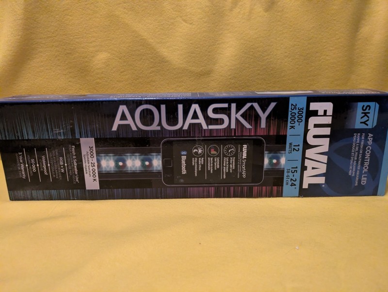 Fluval AquaSky LED Strip Aquarium Light 15-24 in Full Spectrum MPN 14531