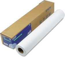 New Sealed Epson America S041385 Doubleweight Matte Paper, 24" x 82 ft, White