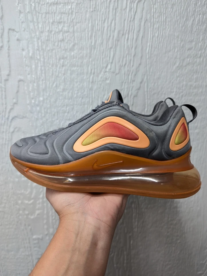 Nike Air Max 720 Gunsmoke Naranja Tenis Zapatos de Baloncesto AQ3196-004 Talla 6Y Foto 3 de 4