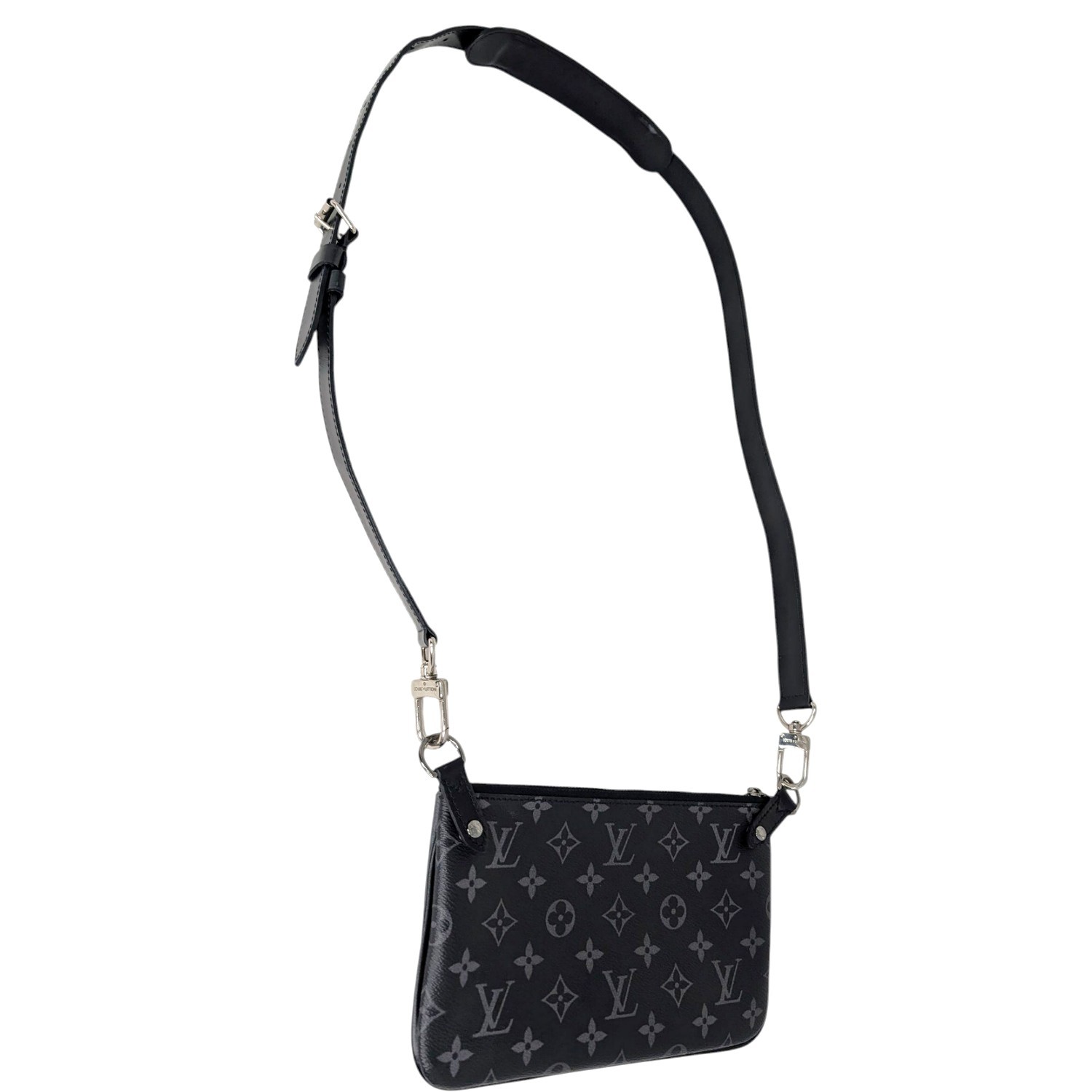 Louis Vuitton Monogram Eclipse Reverse Trio Zippe… - image 2