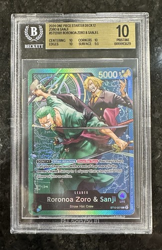 Roronoa Zoro & Sanji graded BGS 10 for sale on eBay
