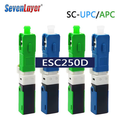 ESC250D FTTH SC UPC Optical fibe quick connector SC FTTH Fiber Optic Fast Connec