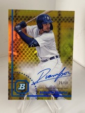 Roberto Campos 2022 Bowman Heritage Prospect Gold Refractor Auto/50 #CPA-RC