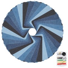 Iron On Patches, 30 Pieces 3.7 x 4.9 Inch Fabric Repair Kit in Denim Colors -...