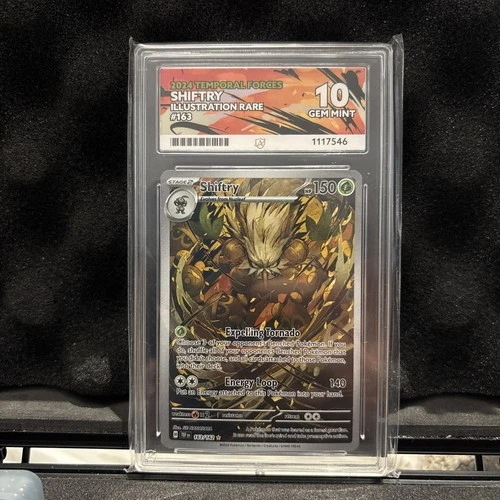 Pokémon - Shiftry 163/162 Illustration Rare Temporal Forces Ace 10 Perfect Subs