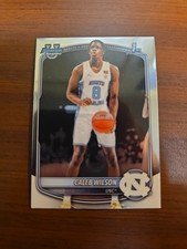 25-26 bowman basketball Caleb Wilson Chrome #BCP-83 Rookie Card Bowman 1st. rookie card picture