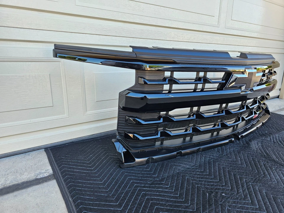 Grelha Chevrolet Silverado 1500 fabricante de equipamento original 2022 2023 2024 2025 - Imagem 4 de 4