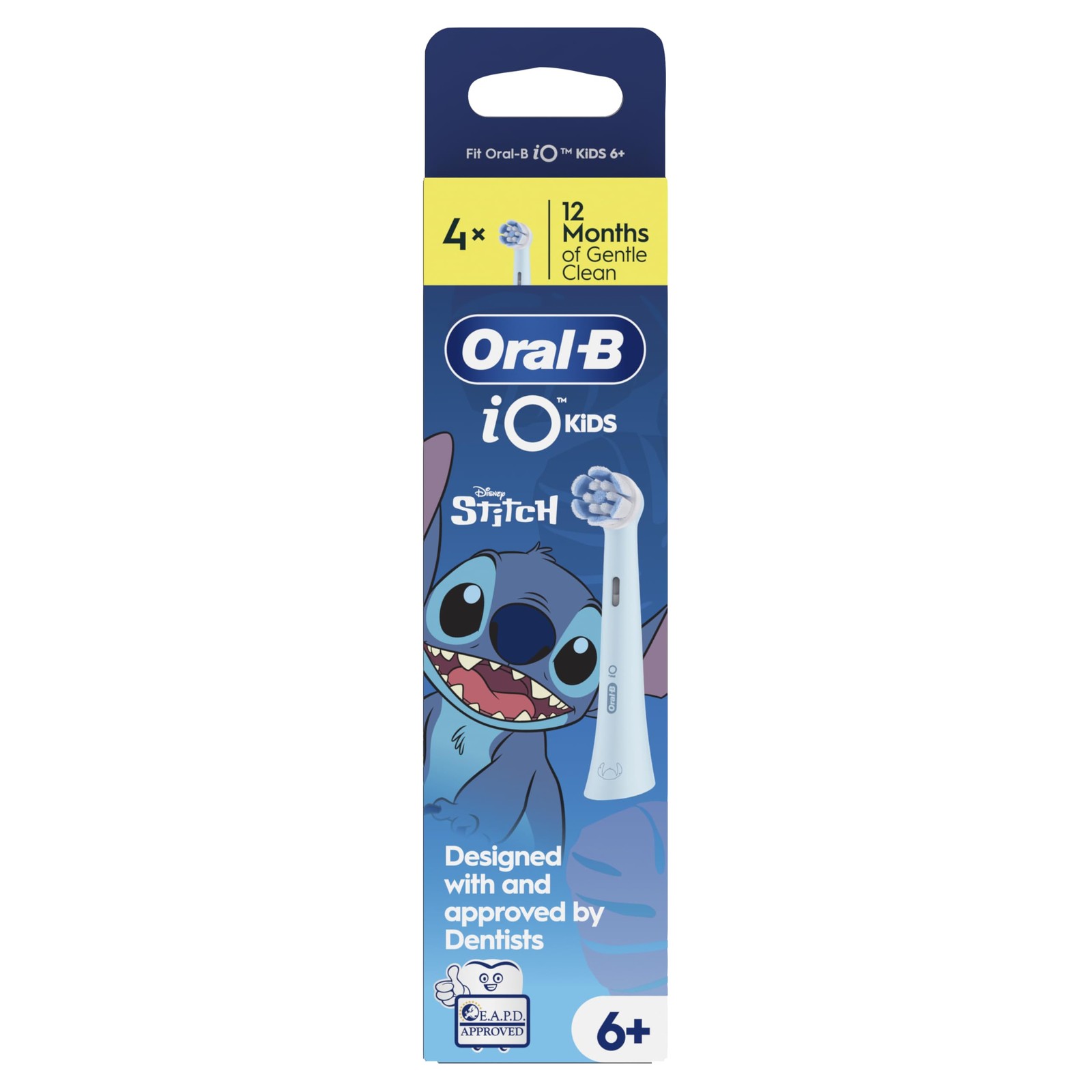 Têtes iO Kids Disney Stitch protectrices et douces pour dents d'enfants