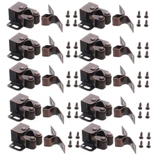 12 Sets Cupboard Door Double Roller Catch Cabinet Catches and Latches