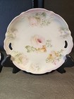 Set Of 3 Antique Floral Cake Plates Circa 1910 — photo 6