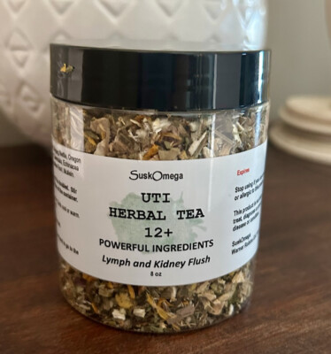 UTI and Cystitis Herbal Tea, Organic, SuskOmega 8 oz