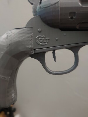 3D-Printed Fullsize 1872 Colt Single Action Army for Cosplay
