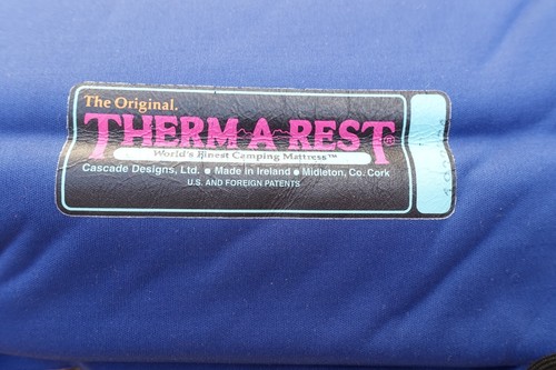 thermarest original self inflating mattress,sleeping mat