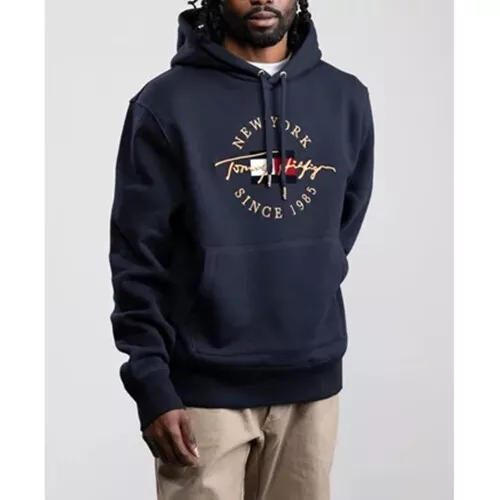 NWT Mens Tommy Hilfiger $129 SEASONAL ICON Hoodie Sweatshirt M