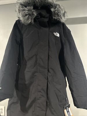 The North Face NF0A4R2V Women's Arctic Parka Jacket, Size 2X,3X - TNF Black