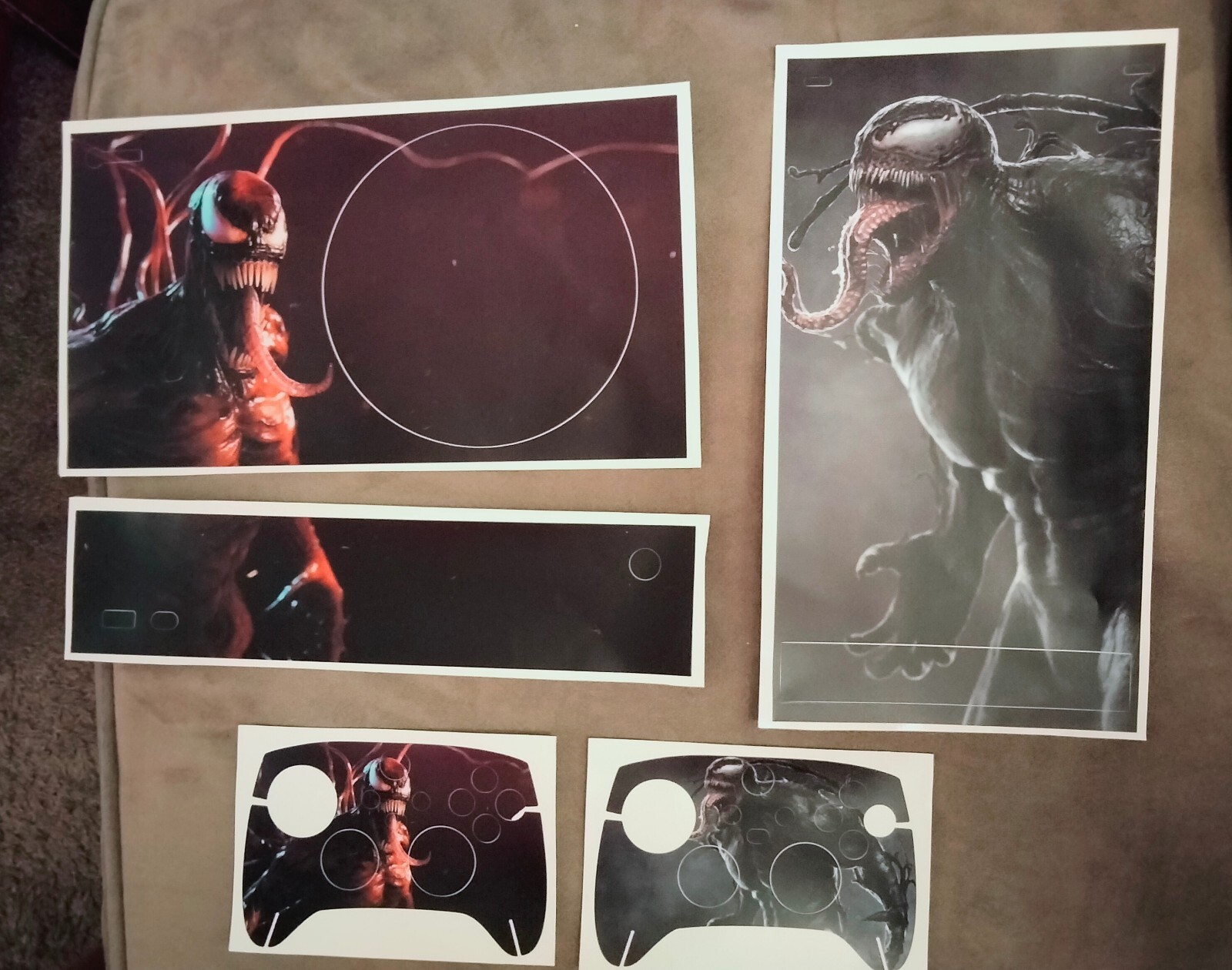 Xbox Series X Console Skin Vinyl Decal Set Venom & Carnage-image