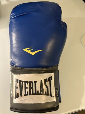 Everlast Boxing Sparring Gloves Training Ever Fresh Adult 12 oz blue EverFresh