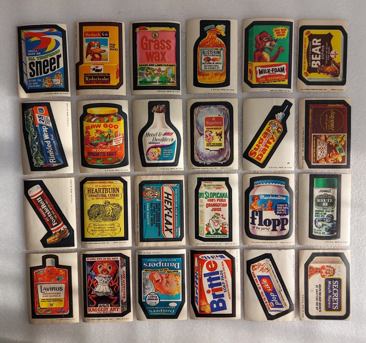 rare wacky pack cards The original packages Wacky Packages (Topps): The Topps