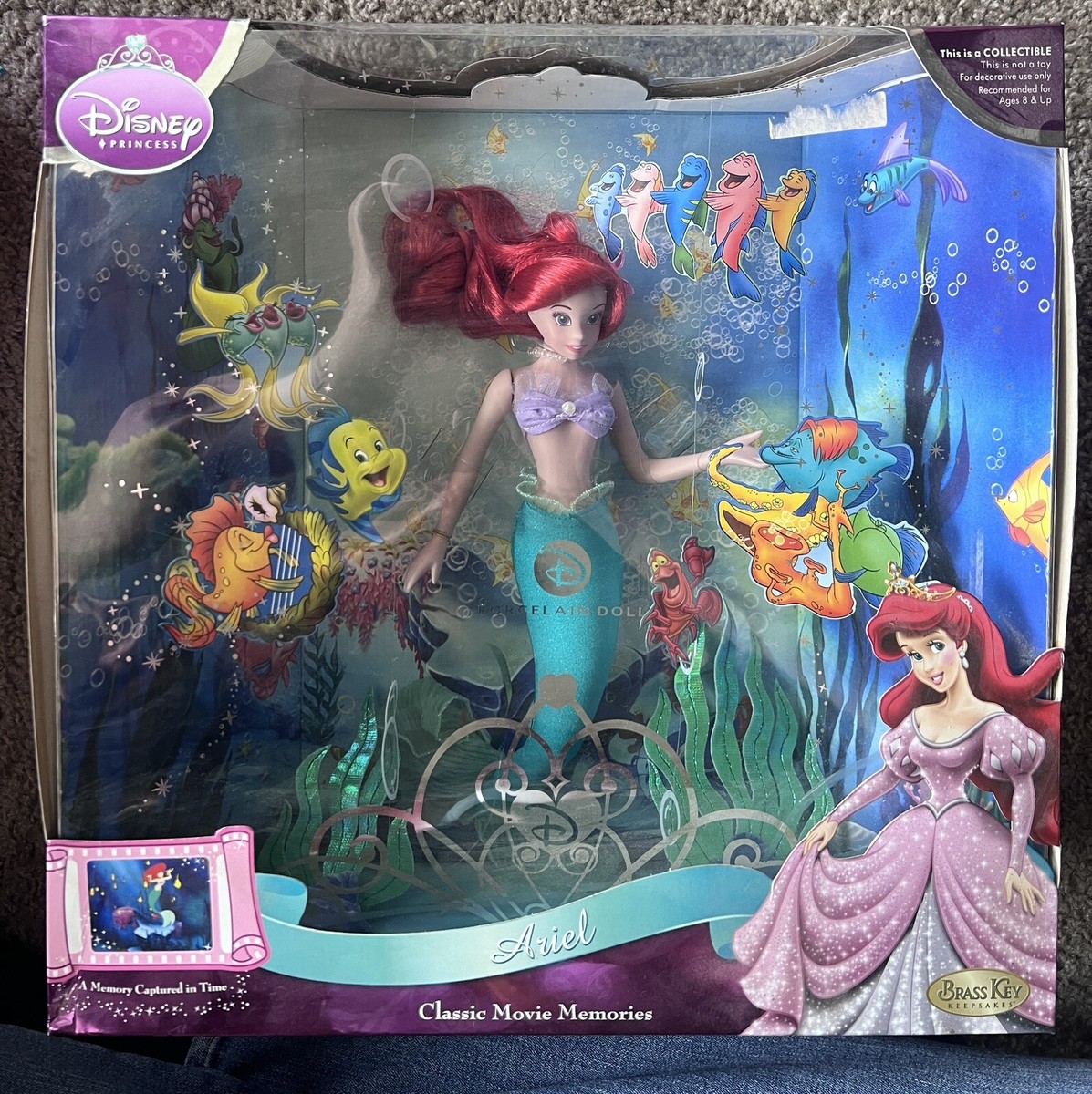 Disney The Little Mermaid Ariel Classic Movie Memories Porcelain