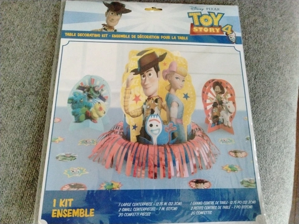Toy Story 4 Decoraciones de Fiesta de Cumpleaños 28 PIEZAS 🎉🥳🎊NUEVO EN PAQUETE-¡DIFÍCIL DE ENCONTRAR!! DISNEY PIXAR Foto 3 de 4