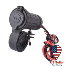 Universal Waterproof Motorcycle Cigarette Lighter Charger incl. Connection Kit