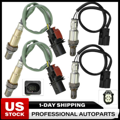set of 4 Up+Down For 2015 2016 2017 Ford F-150 2.7L Oxygen Sensor O2 Sensor US