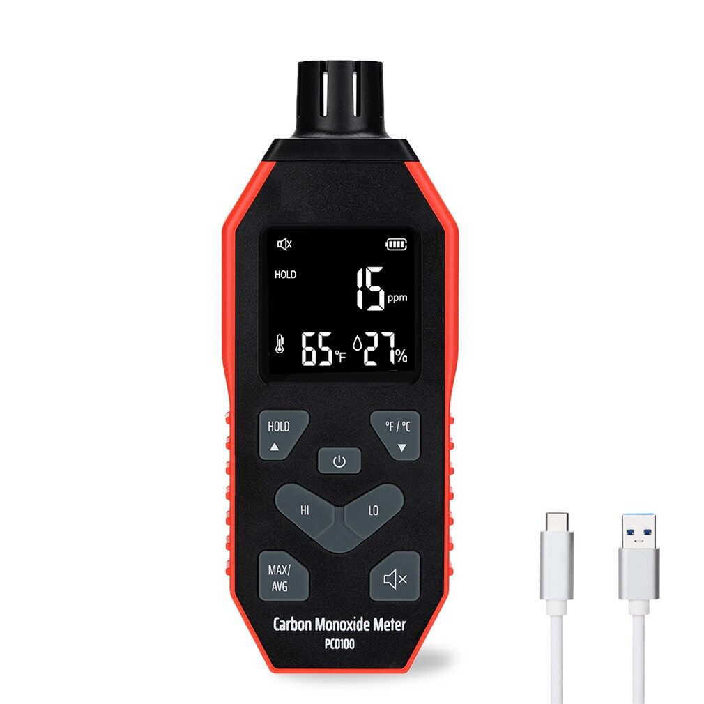 Portable Gas Leak Sniffer Detector Propane/Methane/Combustible Sensor Alarm Tester with Sound Light Warning | CE Certified | SGS UKAS Certified