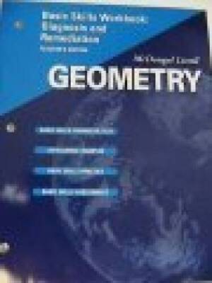 McDougal Littell Geometry: Basic Skills Workbook: Diagnosis  Remedia - GOOD