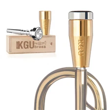 Trumpet Mouthpiece Booster KGUBrass. CLASSIC. 24K Gold Plated 
